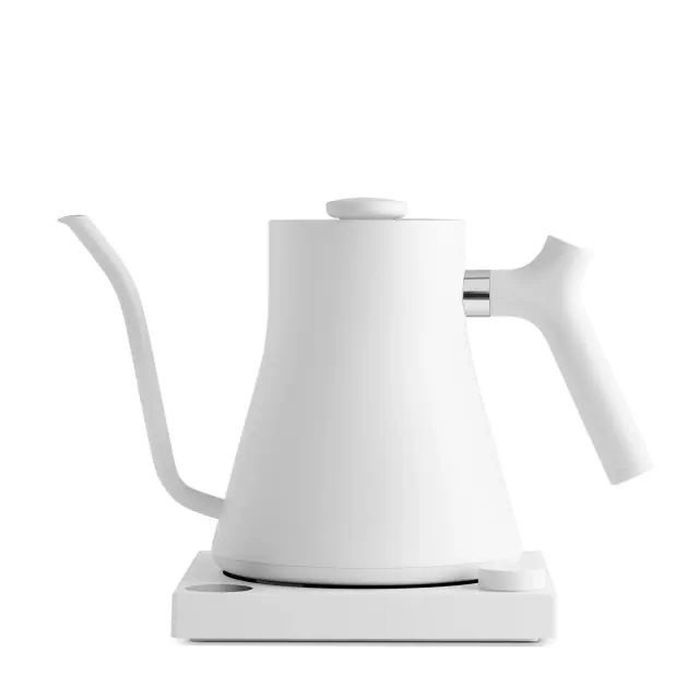 Fellow 0.9L Stagg EKG Electric Kettle Matte White: Stainless Steel, 1200W, 4.6 lbs, 9.5" Width, 9" Height