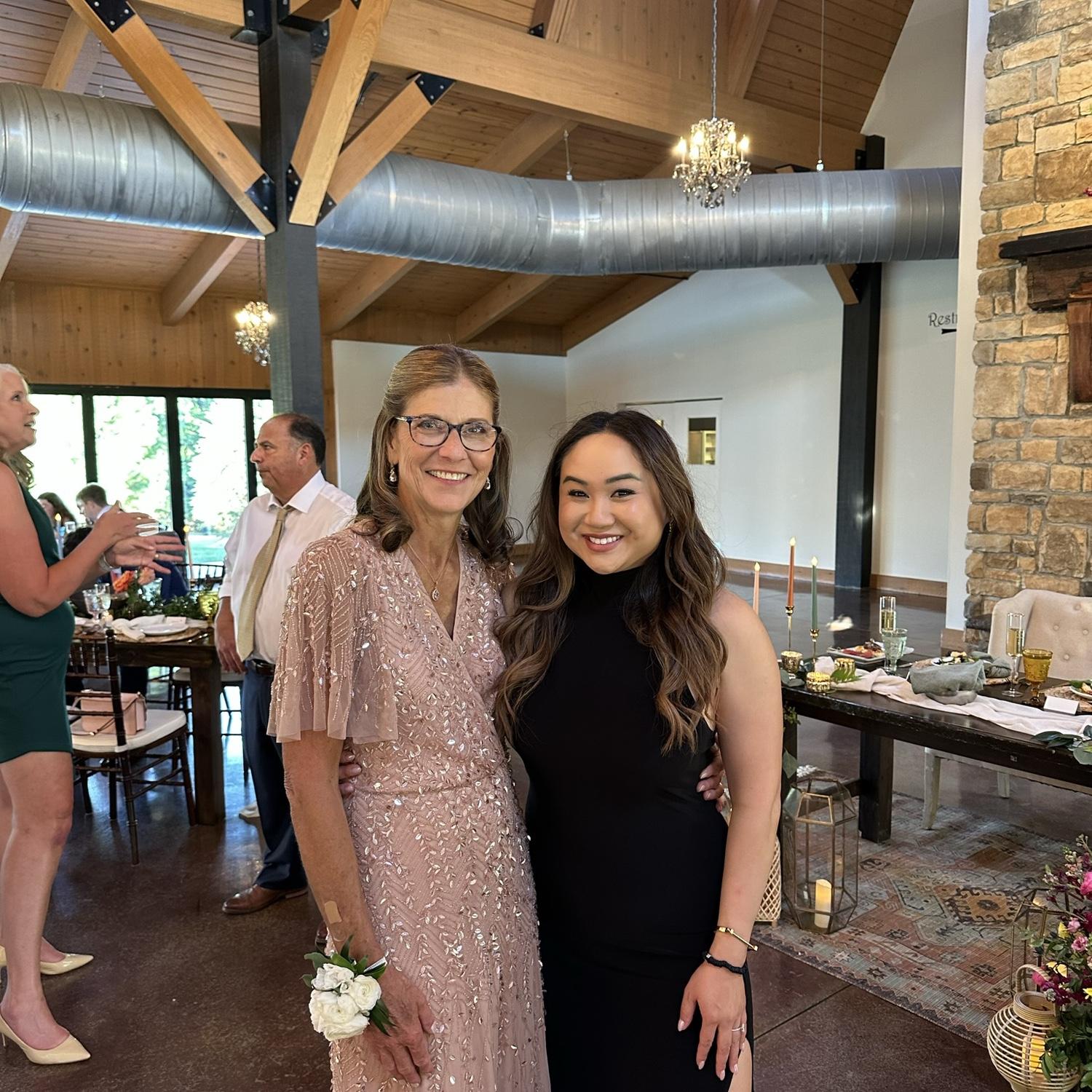 Ross and Sam’s wedding