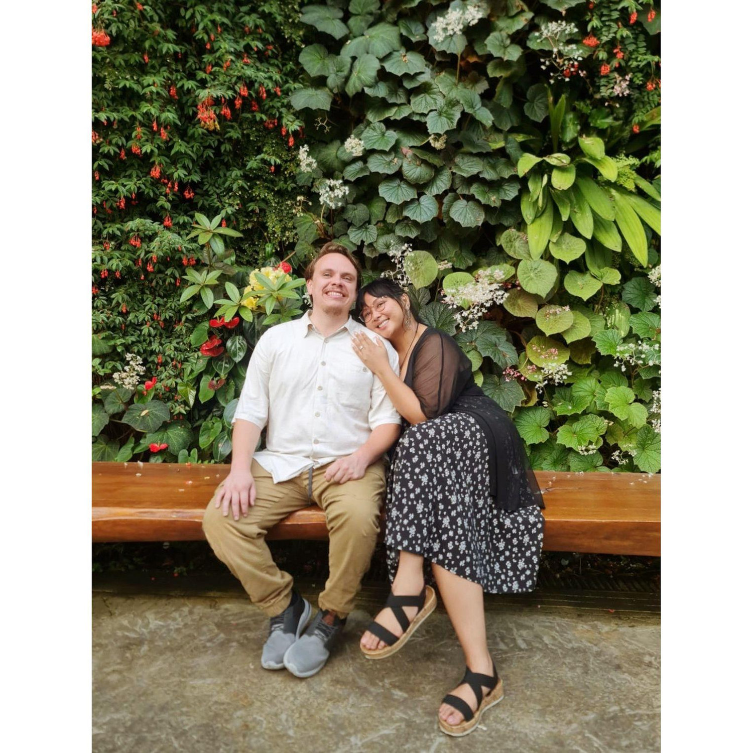 Cloud Forest was the most perfect engagement location - we spent the whole day surrounded by flowers, foliage, and beautiful scenery - much like our elopement day!