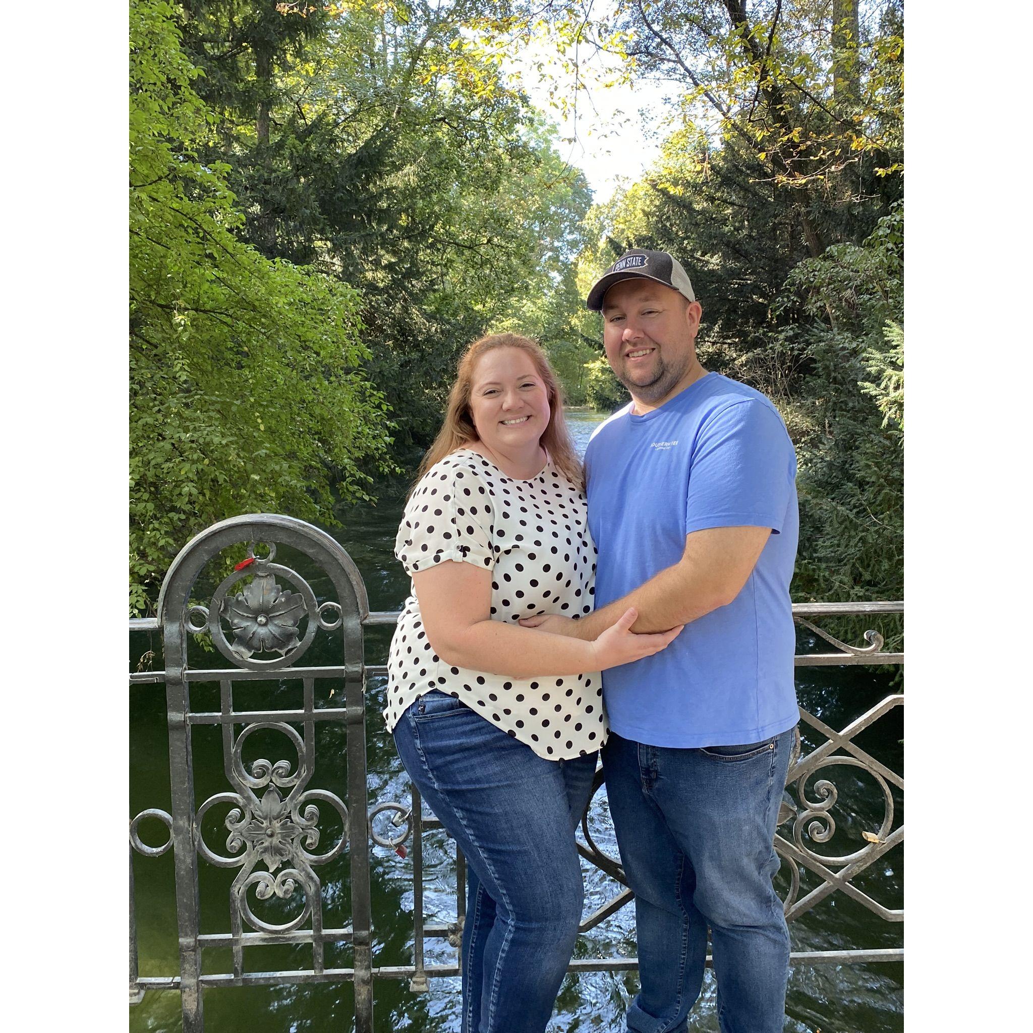 Us at the Englischer Garden in Munich, Germany.