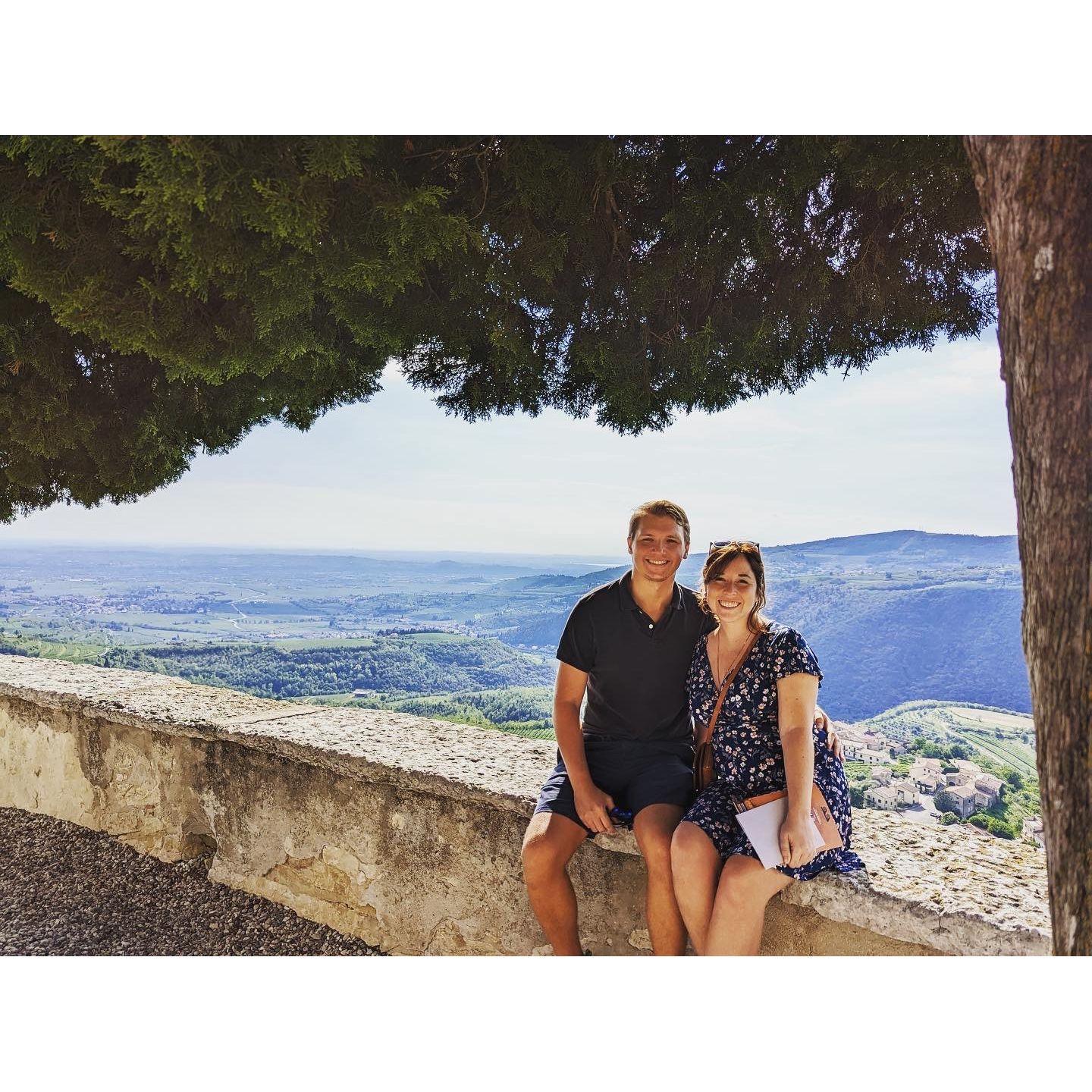After a week in Venice, they drove north to the lake country. They stumbled on a small winery and got a private tour from the 2 brothers that owned it. They both now love Valpolicella wine.