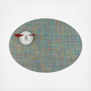 Oval Mini Basketweave Placemat