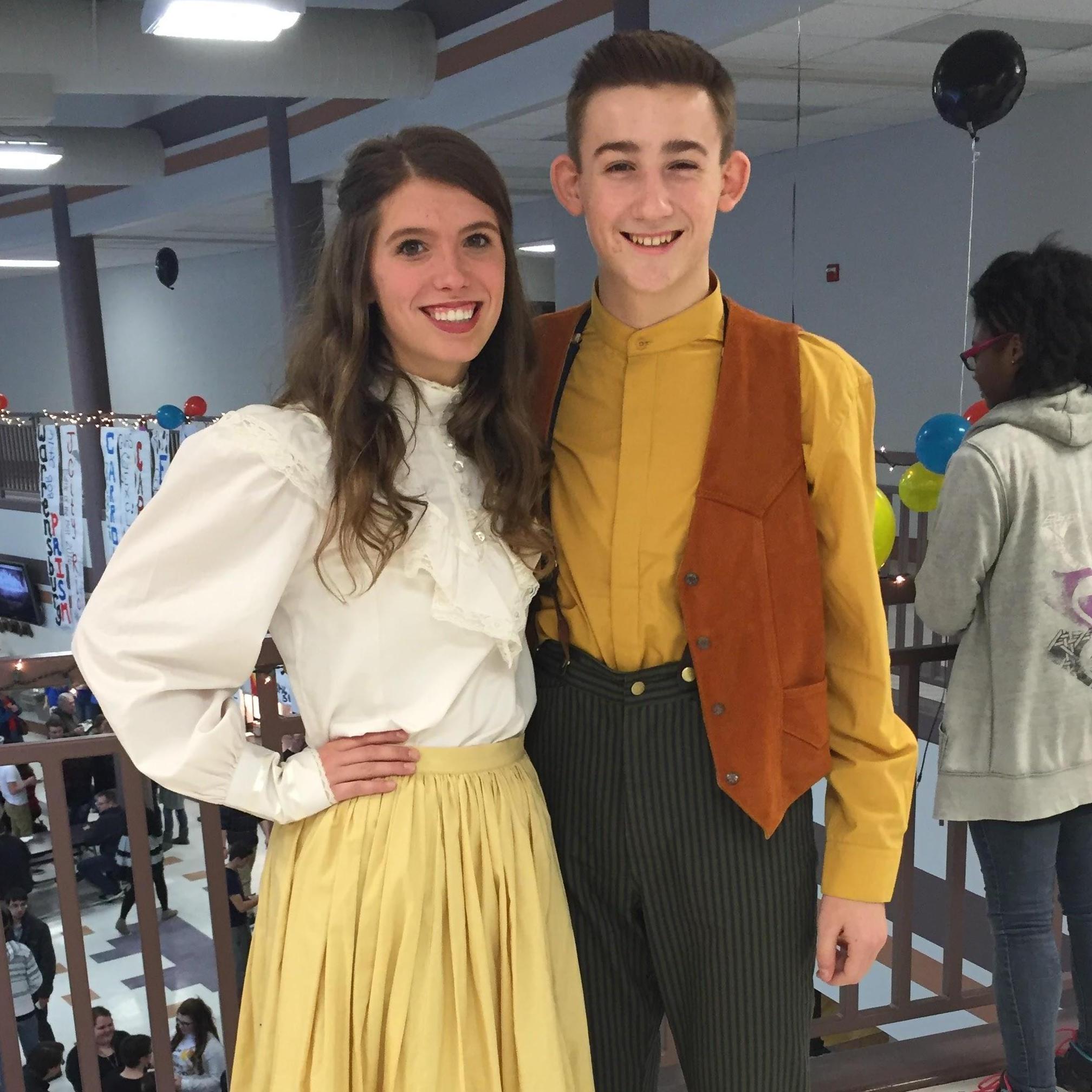 Picture from Show Choir where RIley and Miles officially met in high school