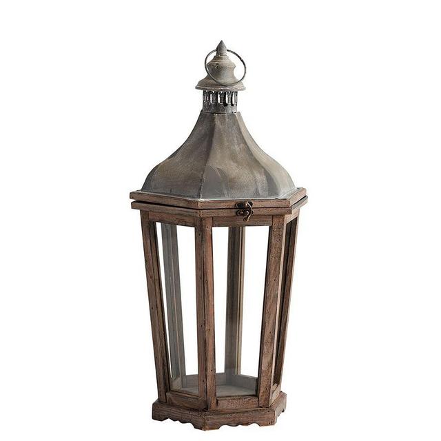 Park Hill Lantern, Wood - Medium 24"
