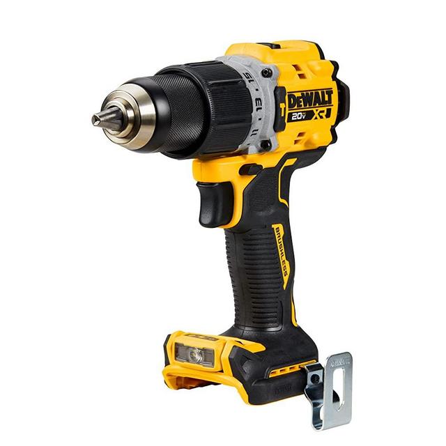 DEWALT 20V MAX* XR COMPACT HAMMER DRILL (BARE TOOL) (DCD805B), Yellow