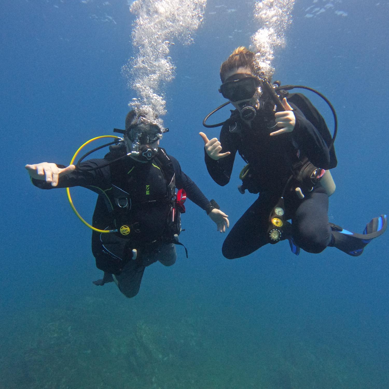 Diving in Punta Islita, Costa Rica.