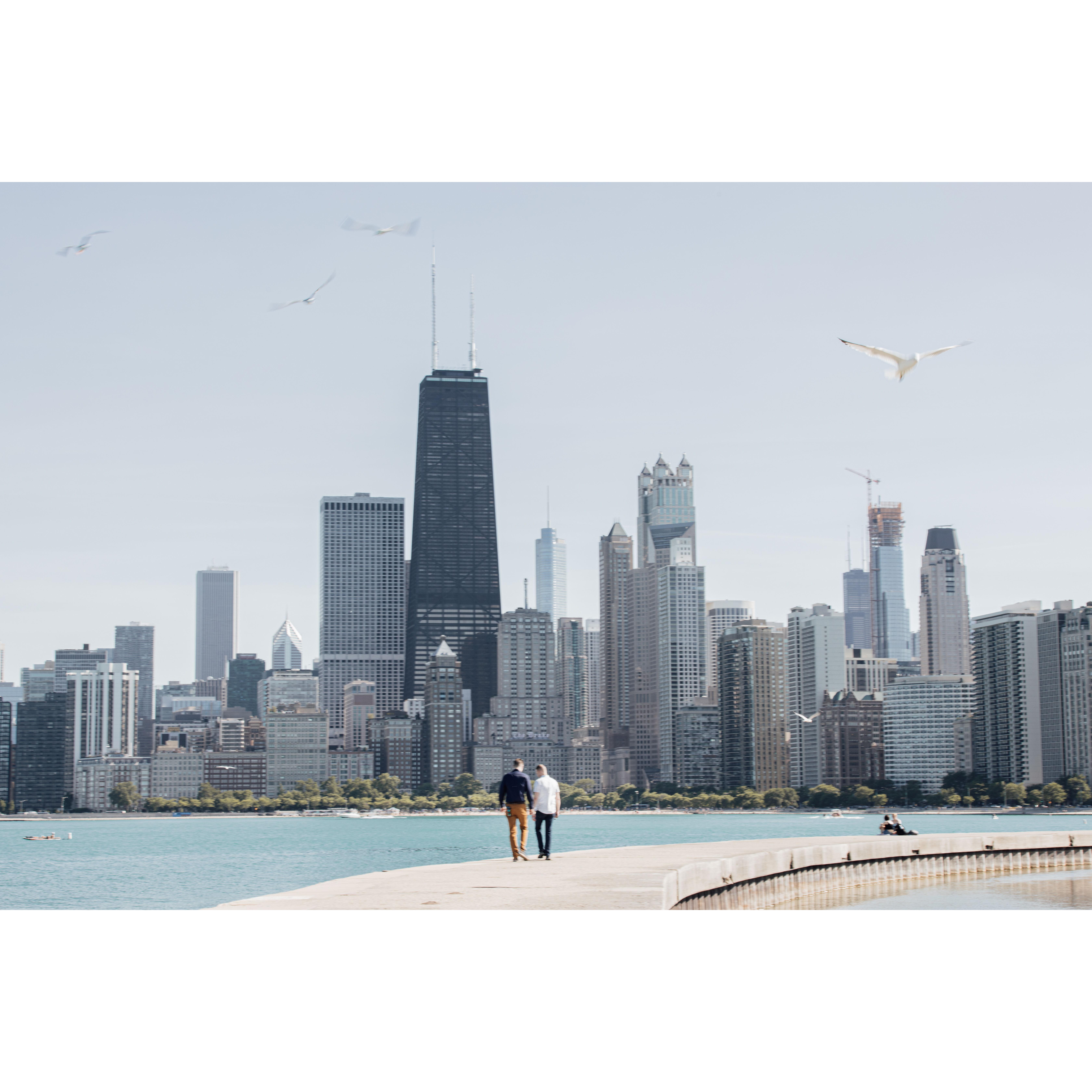 Great view and the birds were not planned that was just a great moment!