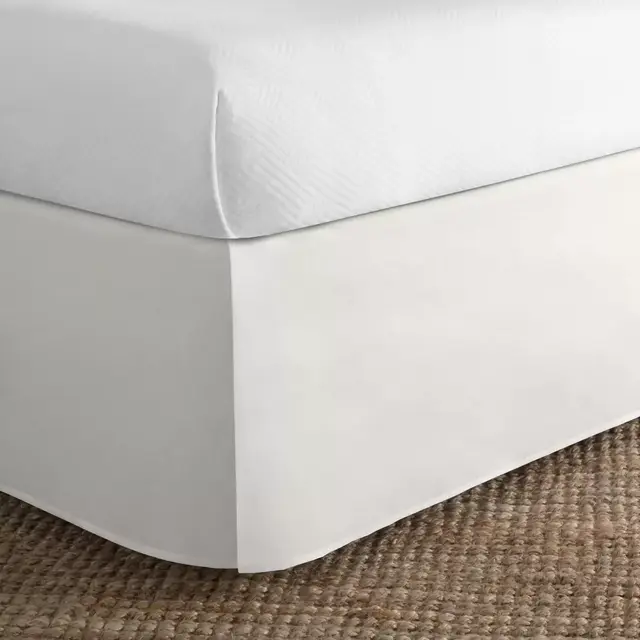 Simply Essential™ Microfiber Tailored Queen Bed Skirt in Ivory