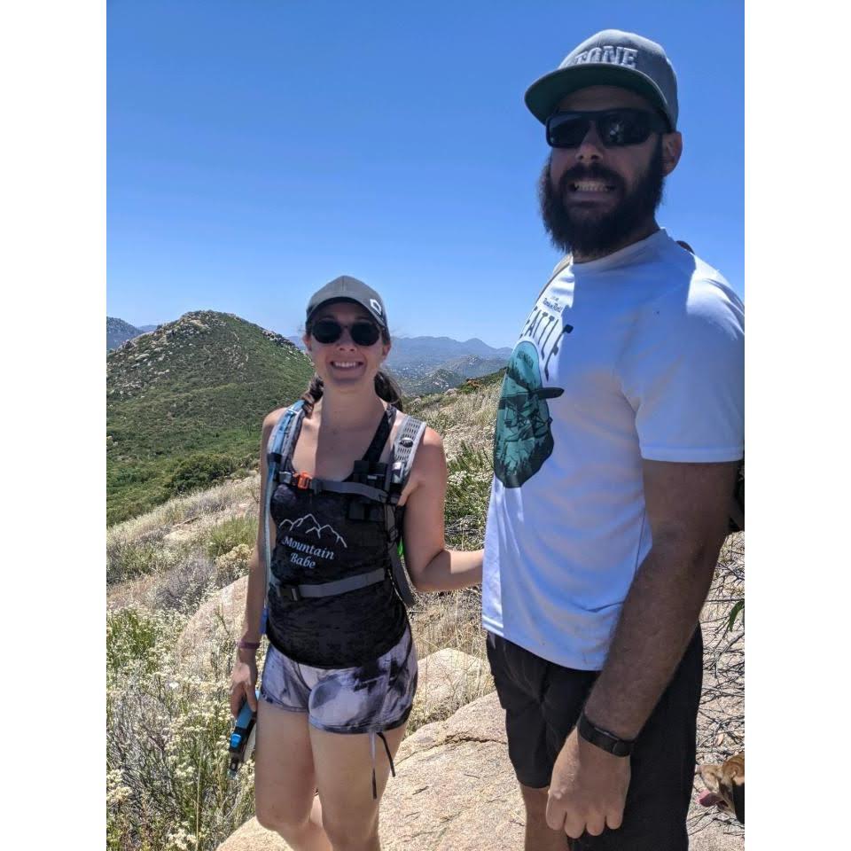 Hiking all over Mt. Gower