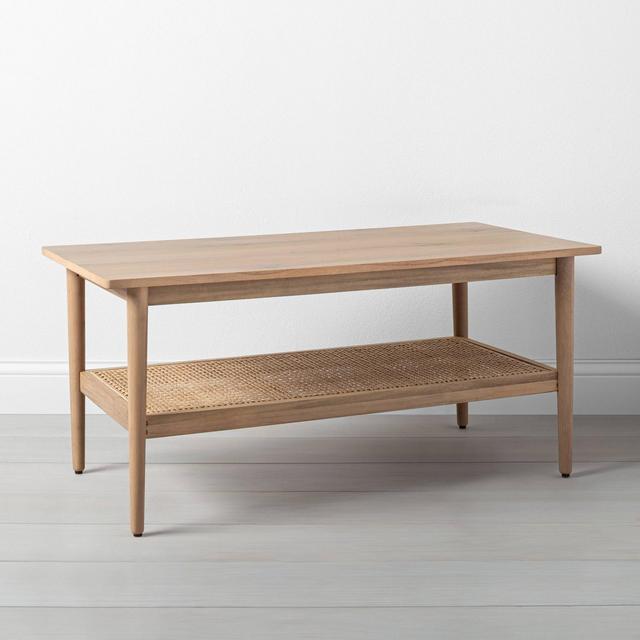 Wood & Cane Coffee Table Natural - Hearth & Hand™ with Magnolia