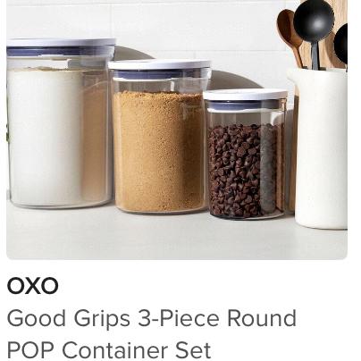 OXO - 3-piece POP container set