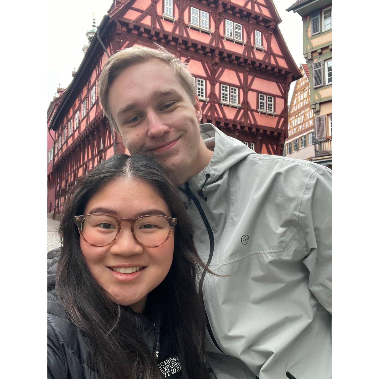 Exploring Esslingen in Germany. February 2024