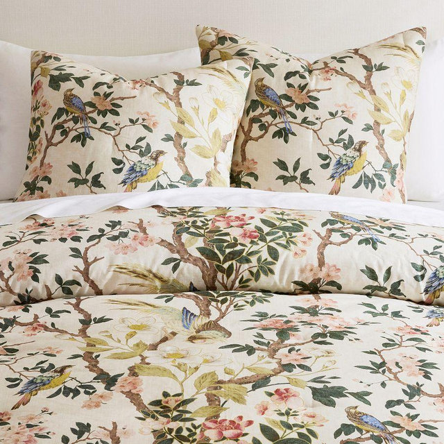 Nola Songbird Comforter, Ivory, King/Cal. King