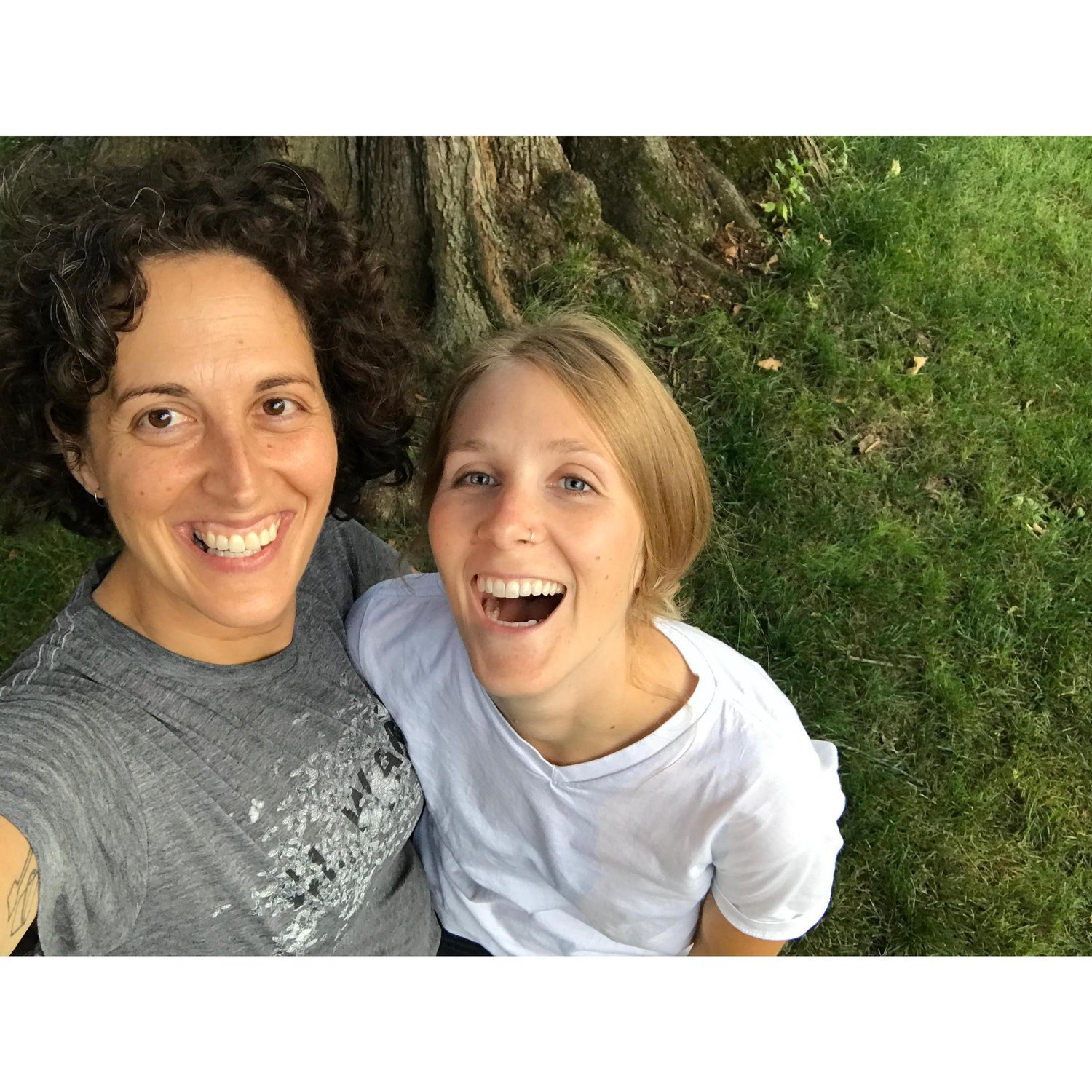 Laughing in Poughkeepsie.