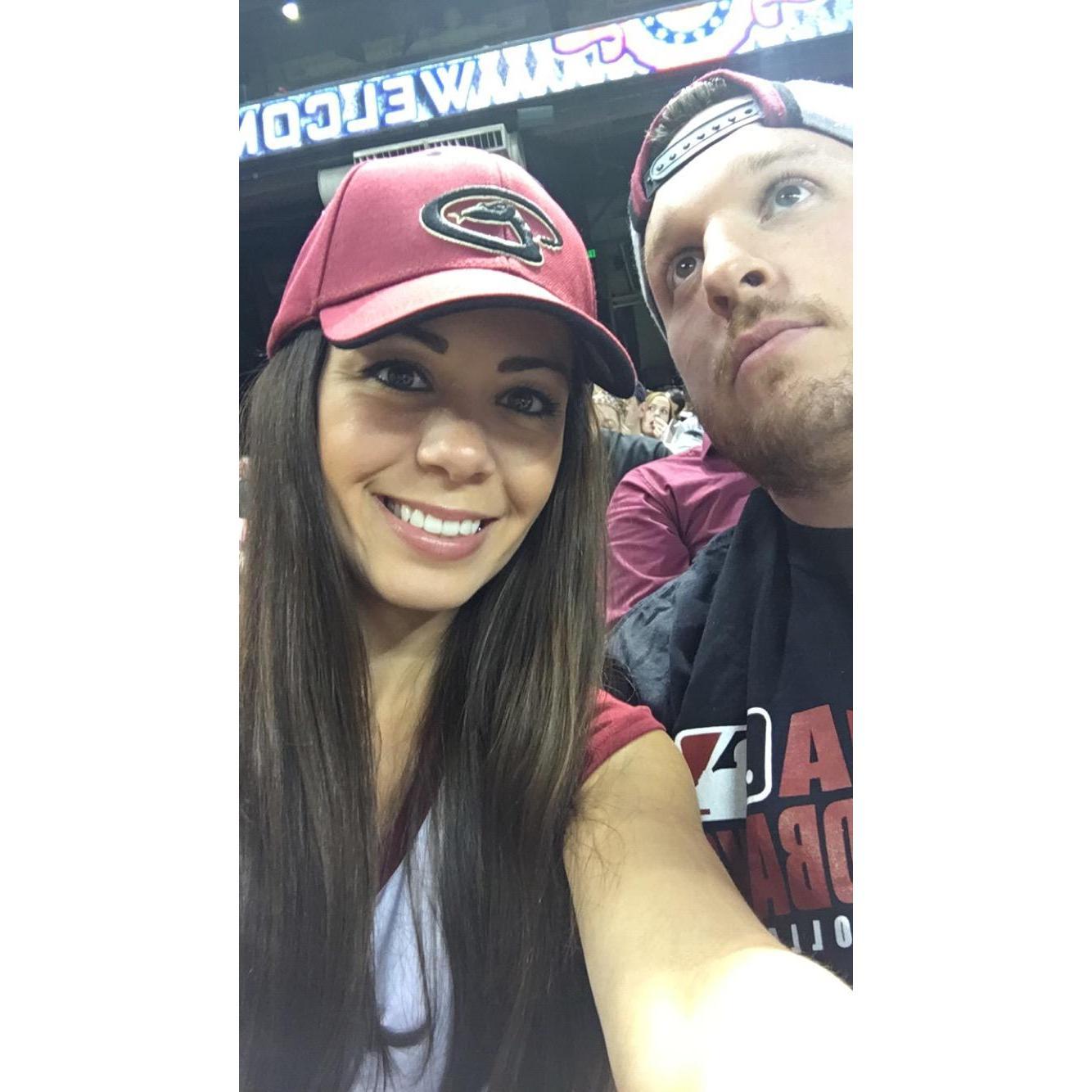 The moment Gina realized SHE was in deep...cheering for another MLB team. What would her brother think!?