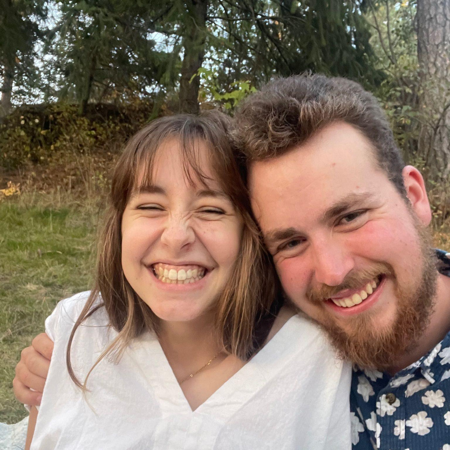 Our First Date! A picnic at Manito Park.