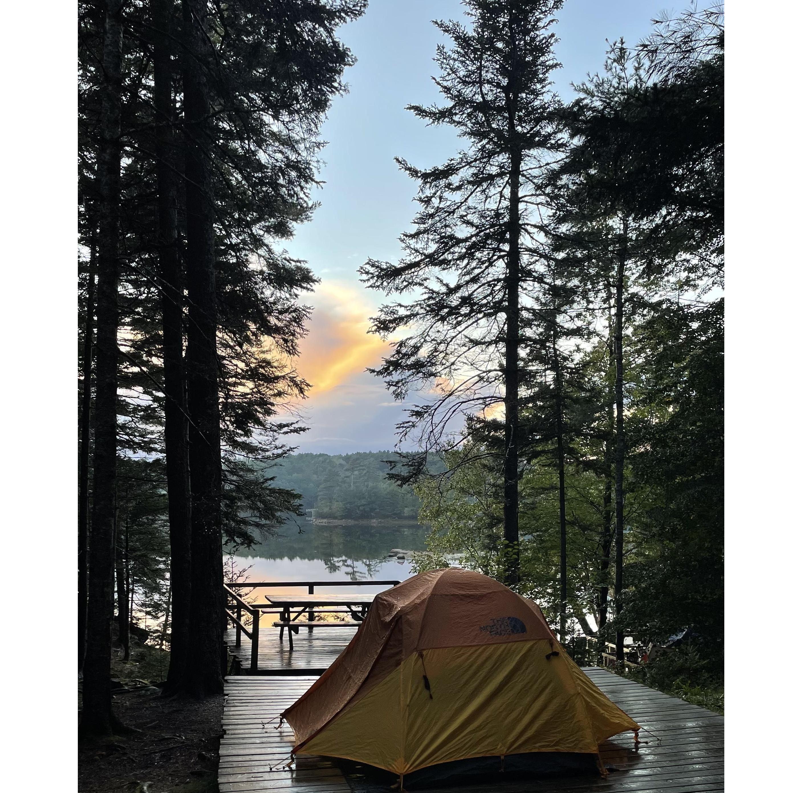 Our favorite camping spot!