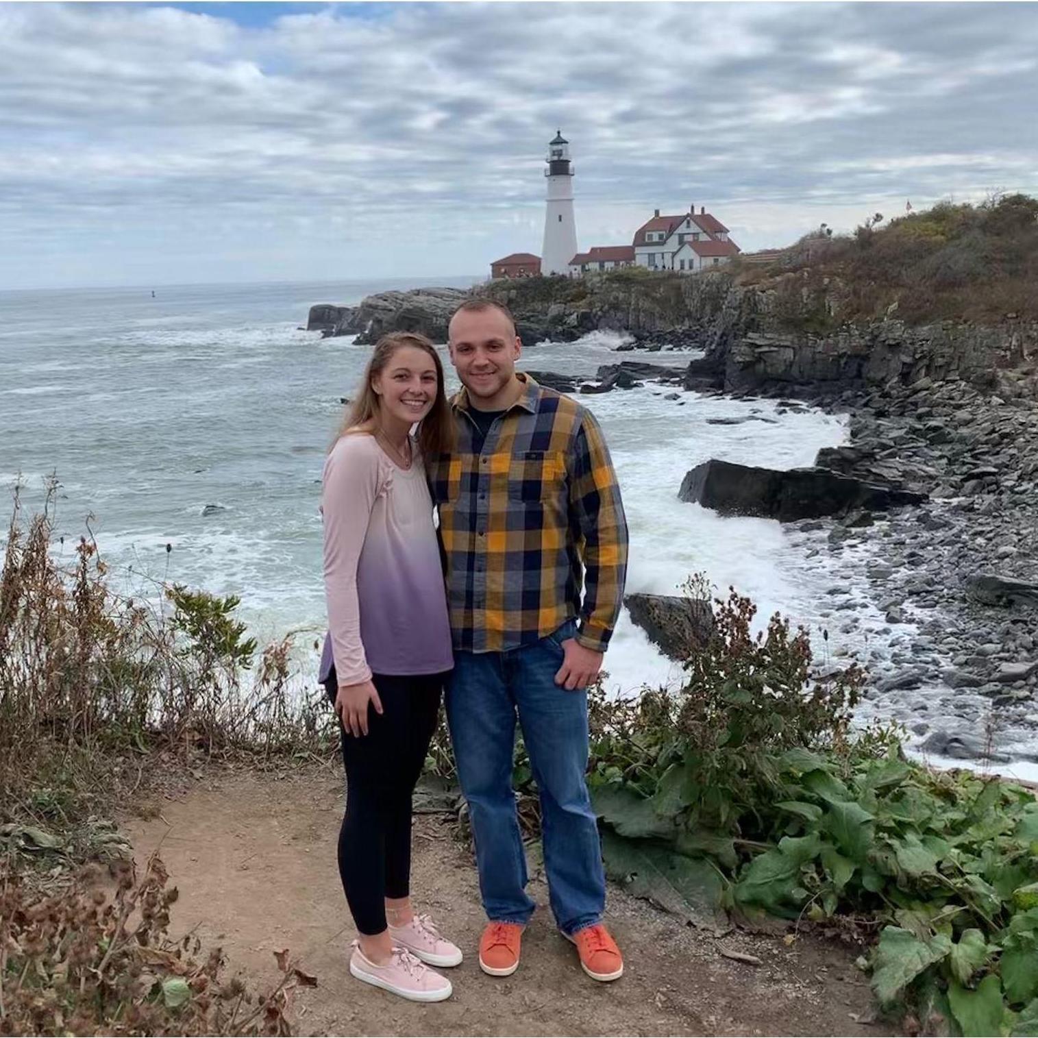 Our first getaway together in Portland, ME 2019!