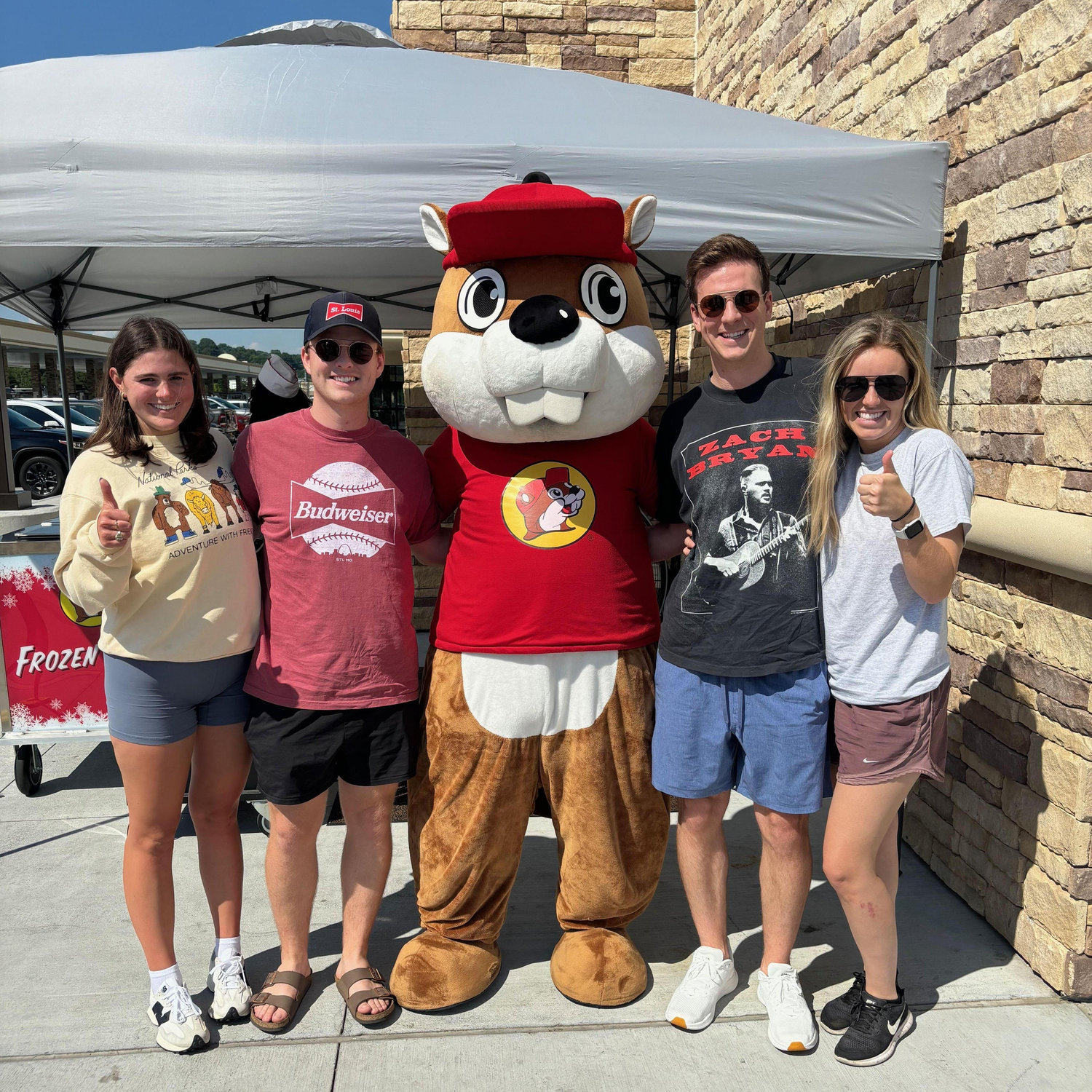We met Buc-ee on our way to the Smoky Mountains!