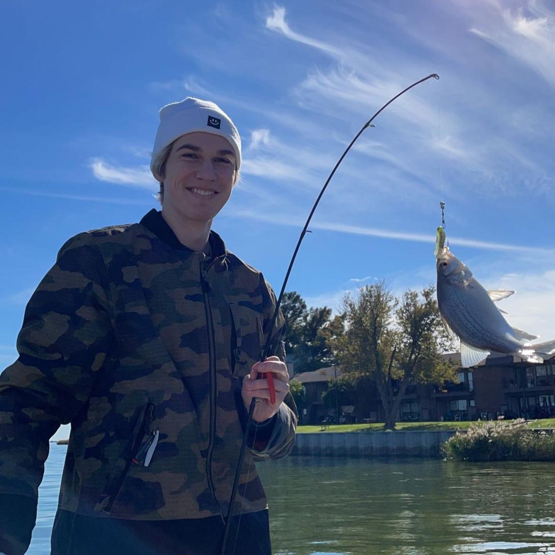 This was when Will and I visited Texas for the first time together, and we didn’t know this is where we would buy our first home! He caught his first fish out here—can you tell he was so happy!
