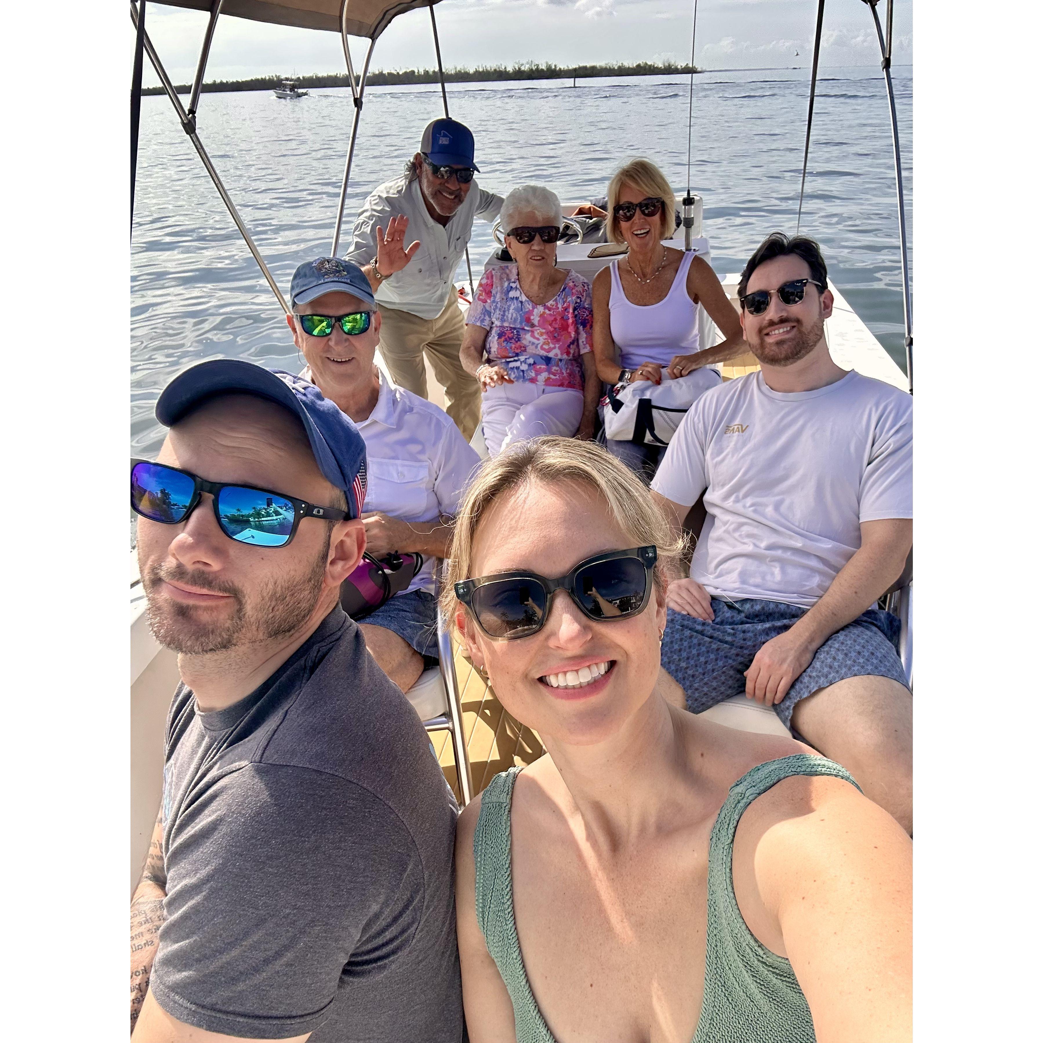 Logan’s first time to Sanibel/Captiva! Life is good.