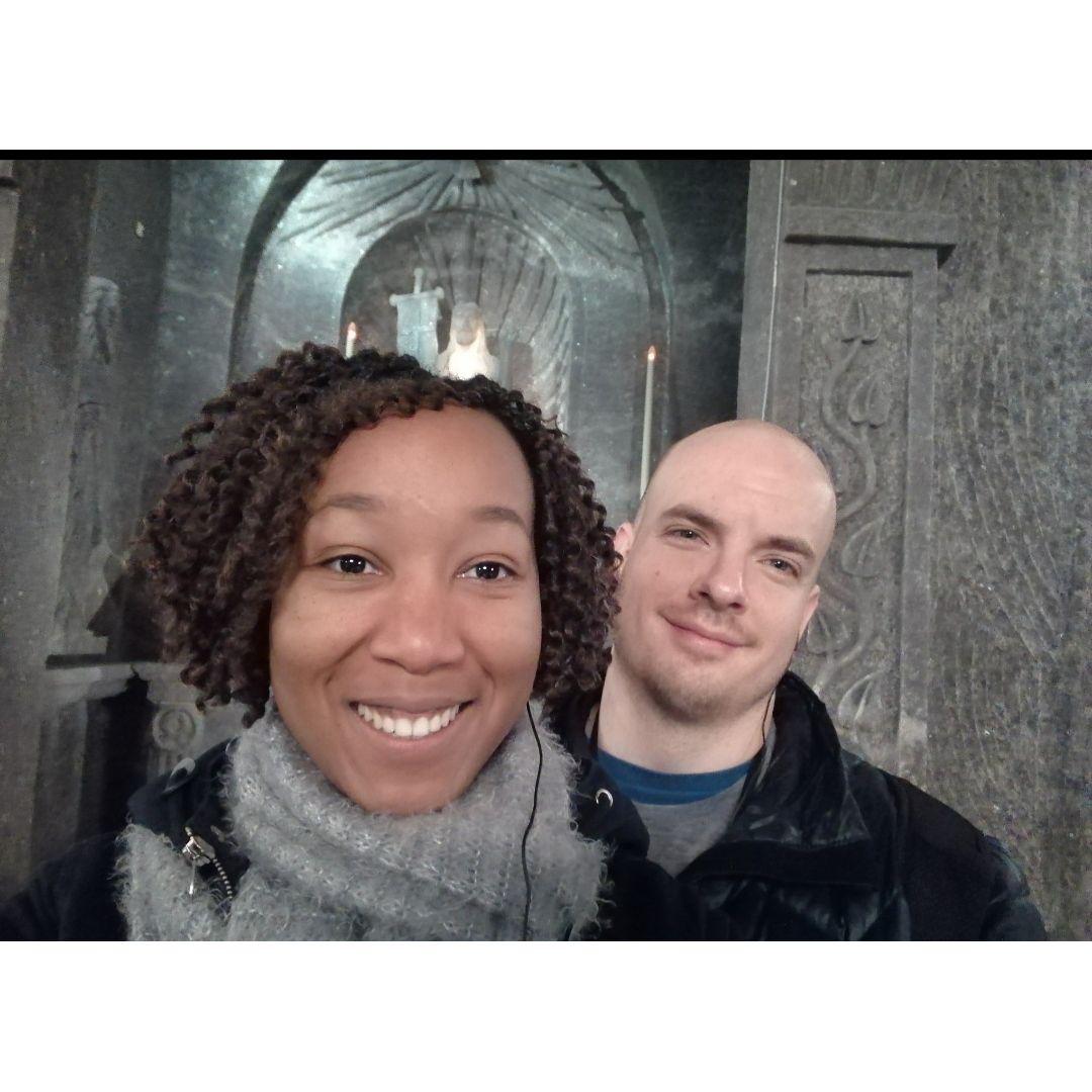 At the Wieliczka Salt Mine near Krakow, Poland.