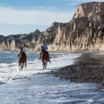 Horseback Riding Through Santorini