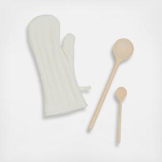 Simple Linen Oven Mitt