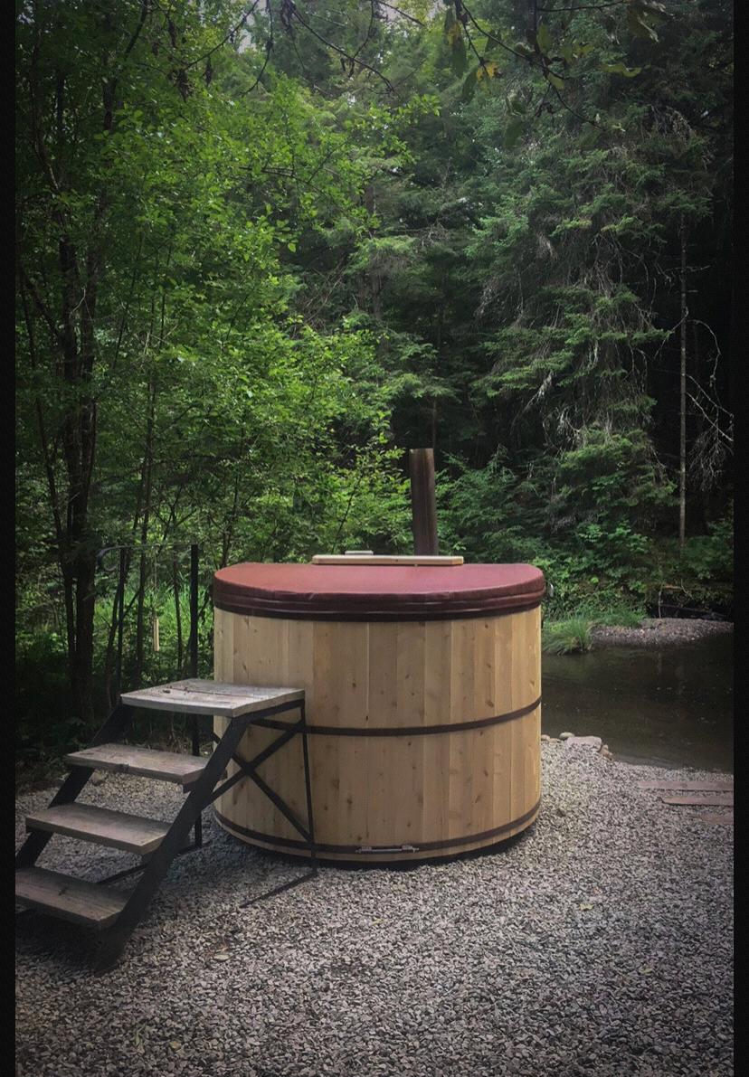 Wood Fired Hot Tub