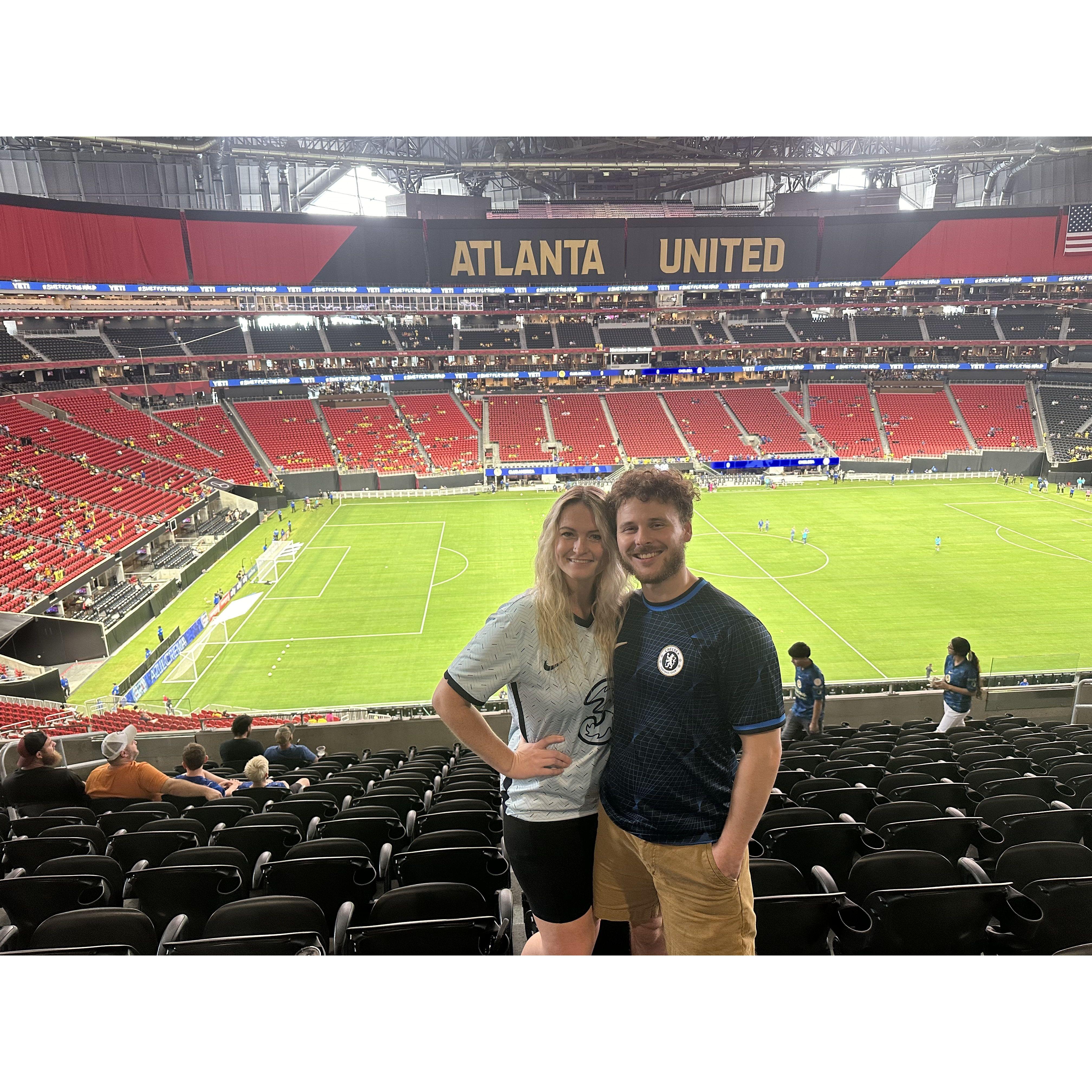 First Chelsea Soccer game!