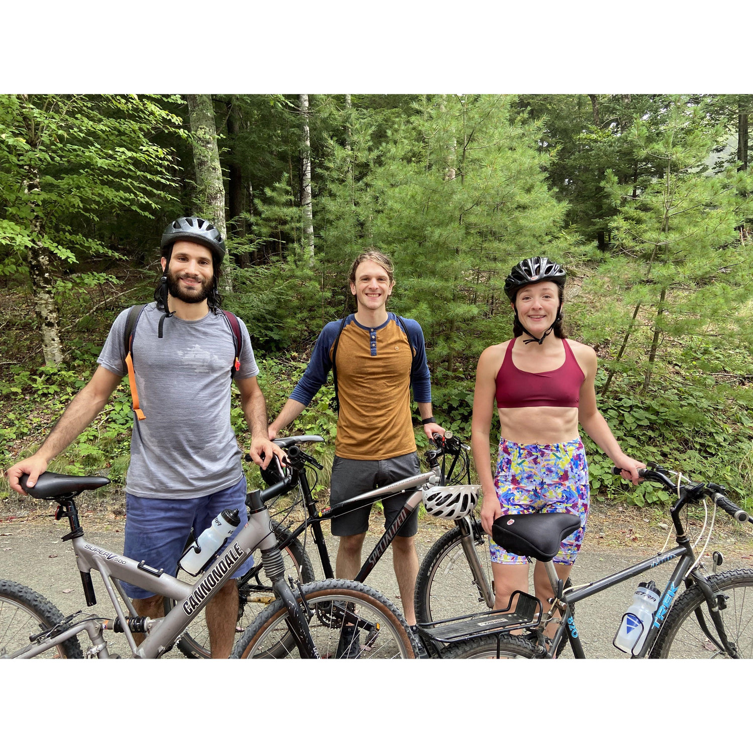 Jordan biked the carriage trails of Mt Desert Island with Kira and her brothers, which they have done since they were little kids