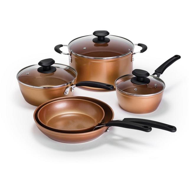 Ecolution™ Endure Nonstick Aluminum 8-Piece Cookware Set in Copper