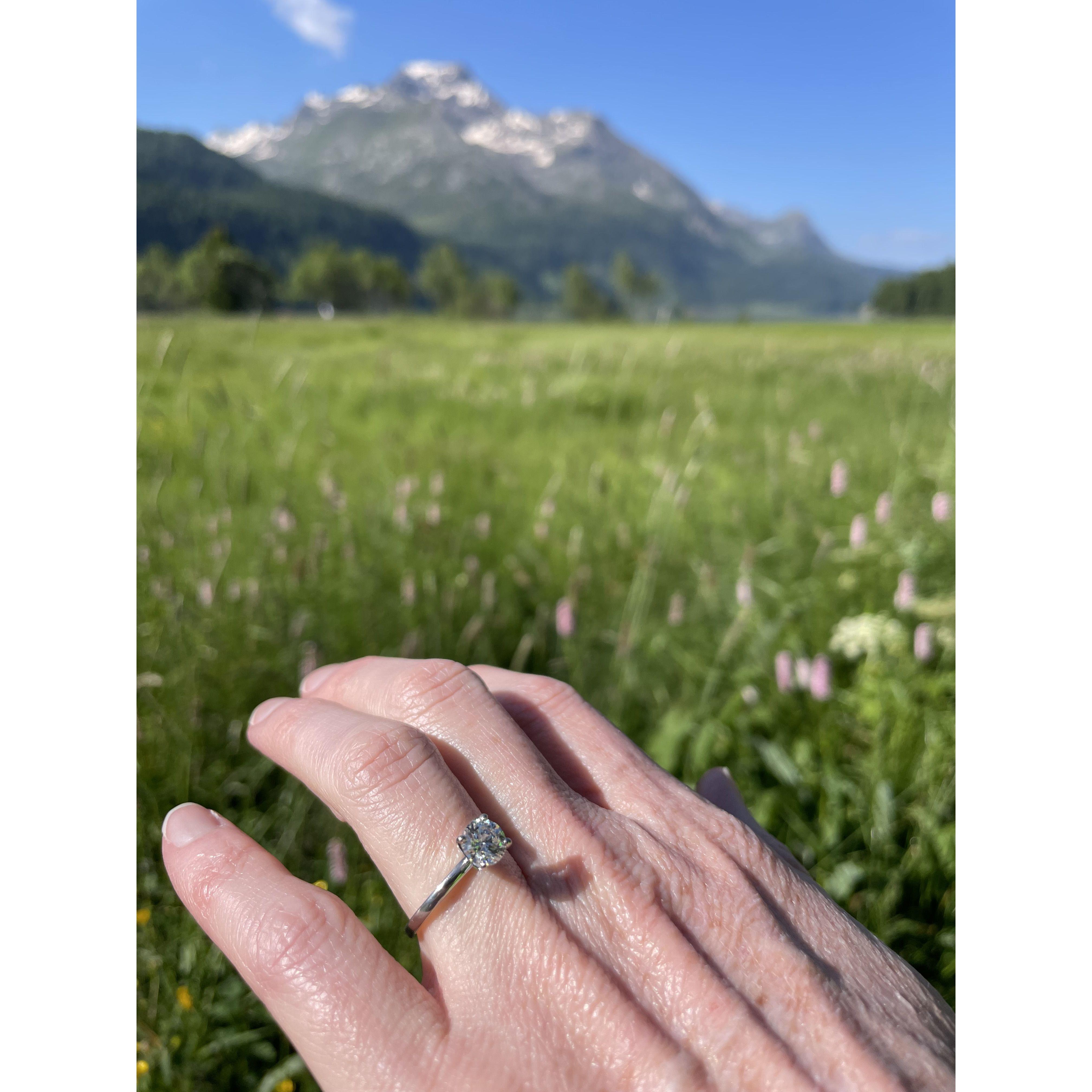 She said yes!