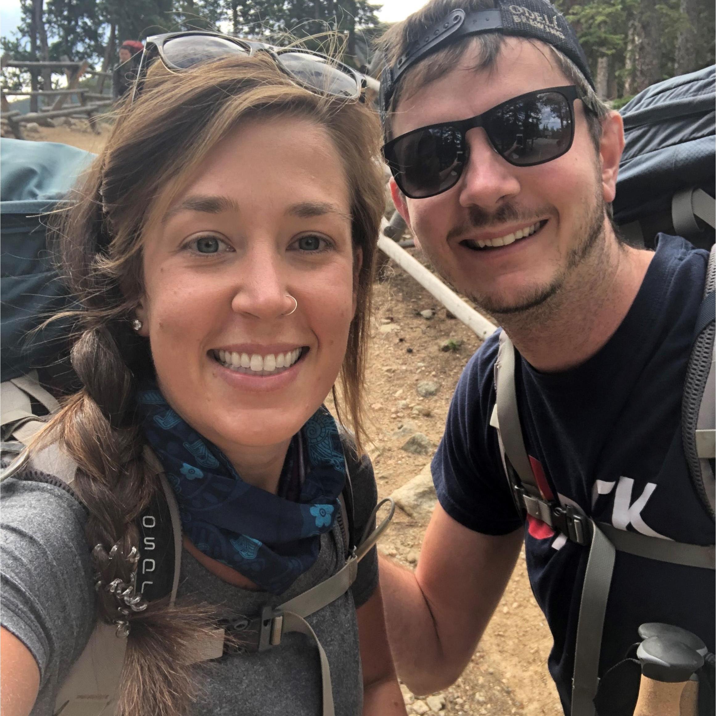 2020 Backpacking adventures!  This was our first multi-night backpacking trip to a few lakes near Idaho Springs... maintaining six feet of distance was no problem here!