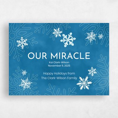 Blue Holiday Card - Zeigler Classic