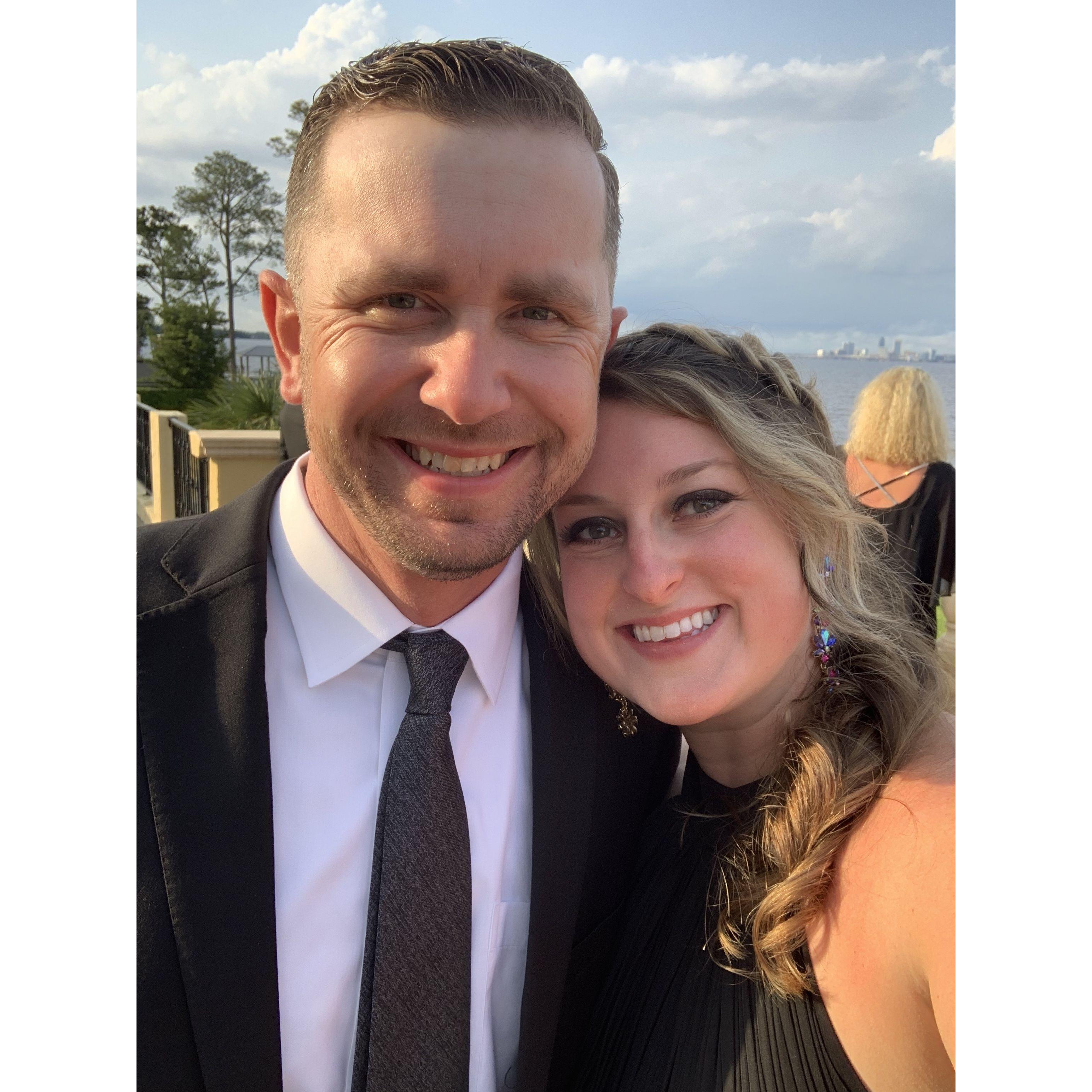 At a friend's wedding in Jacksonville, FL