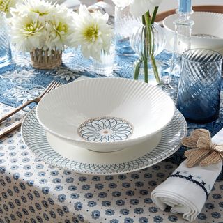 Modern Deco Pasta Bowl