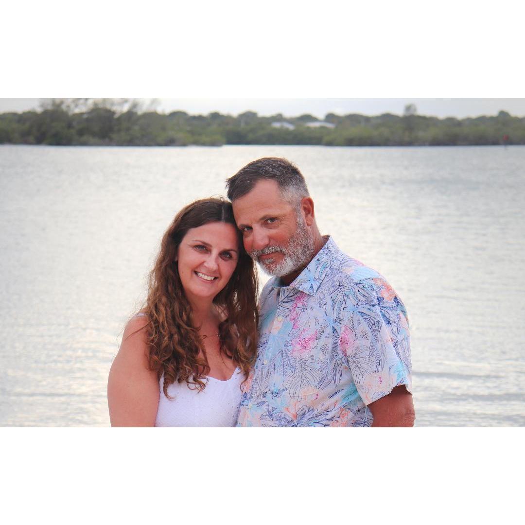 We got engaged on the island where we met!