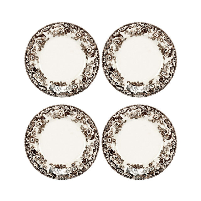 Spode Delamere Dinner Plates, Set of 4