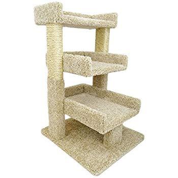 New Cat Condos Premier Triple Cat Perch in Beige