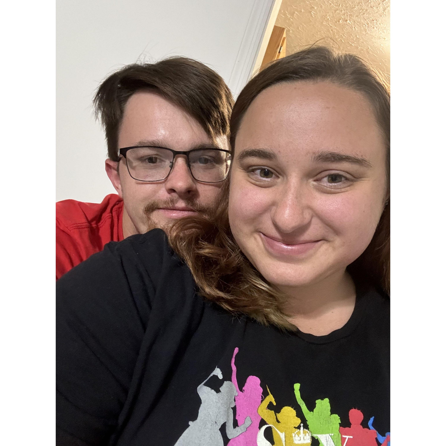 The VERY FIRST picture I have of us! - Mak