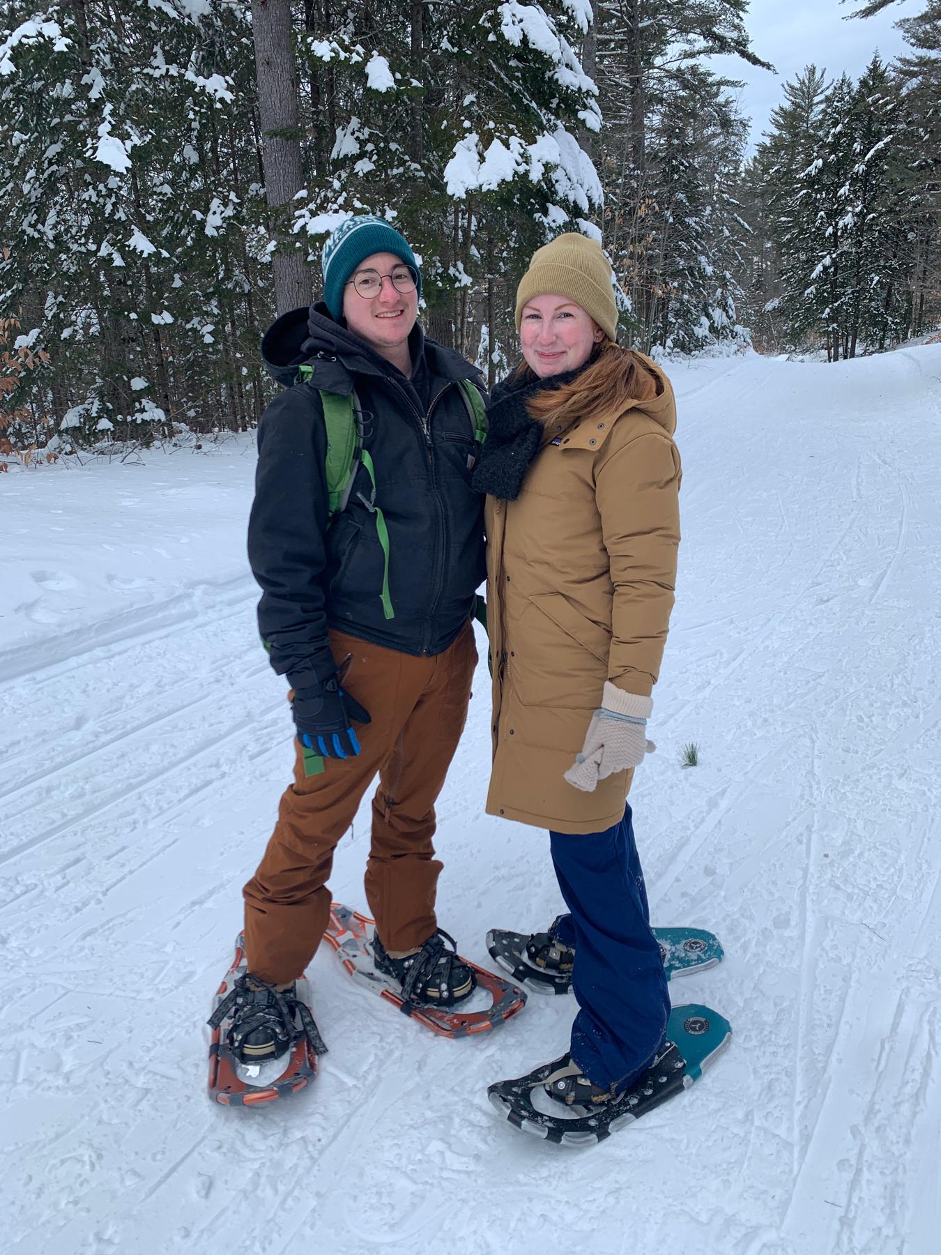 Snowshoeing in Maine