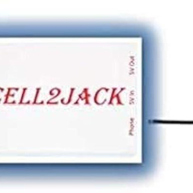 CELL2JACK - Cellphone to Home Phone Adapter, Make and Receive Cell Phone Call on Your landline Phone Free - Cell Phone to Landline Dock - Cell to Landline Converter