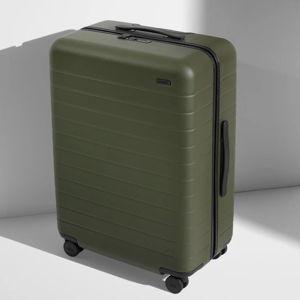Medium Away Suitcase in Olive Green