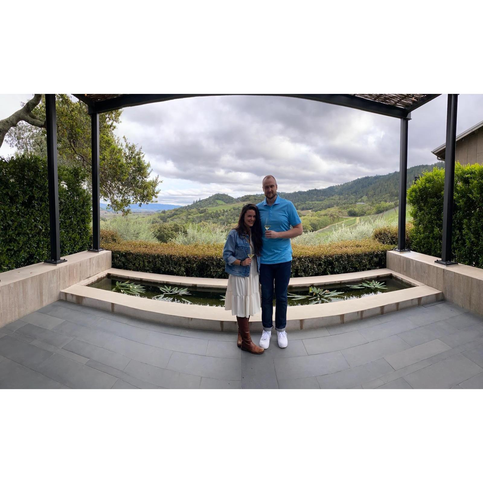 Jenna's birthday trip: Wine tasting in Napa!