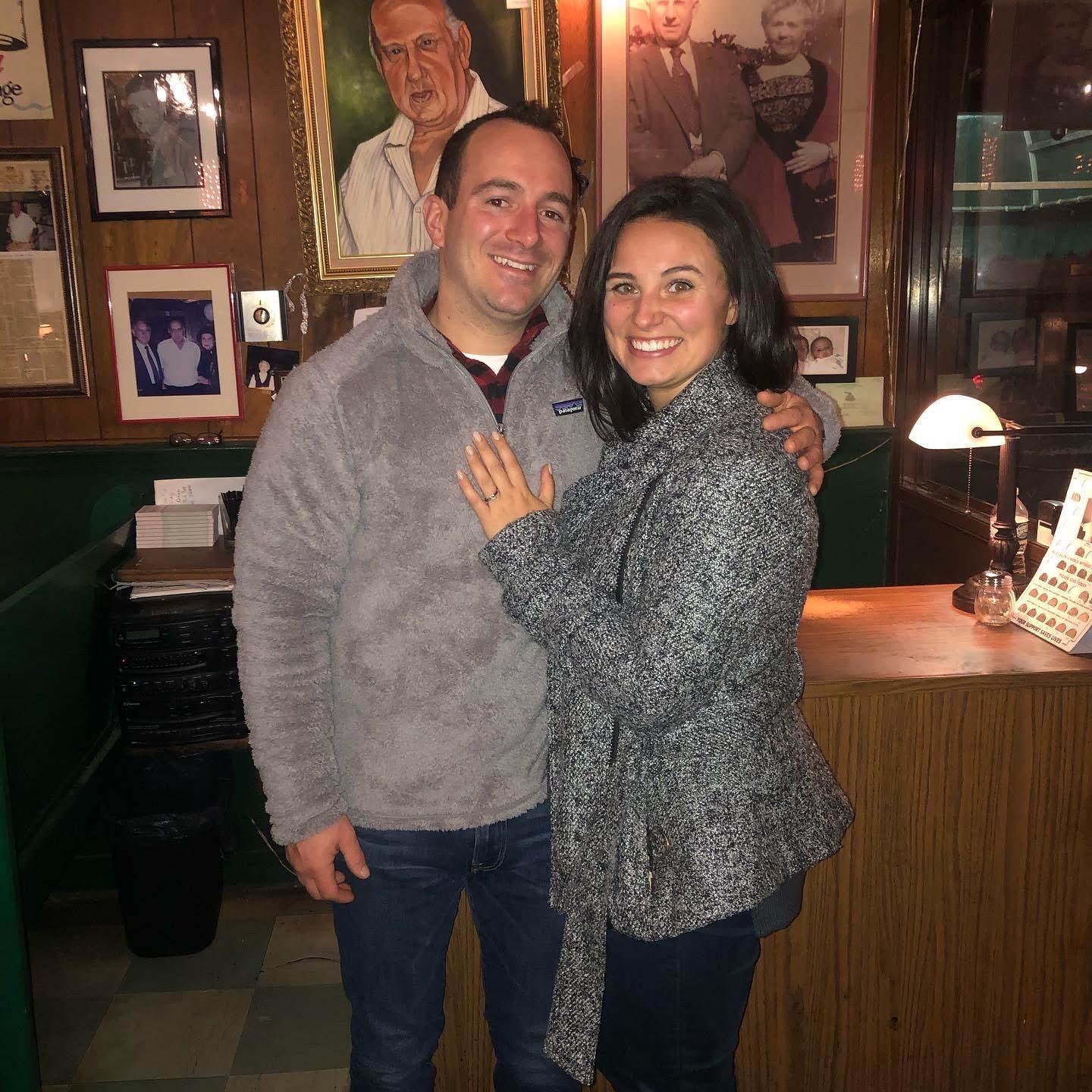 Engaged at Spirito's, Elizabeth, NJ. 2019