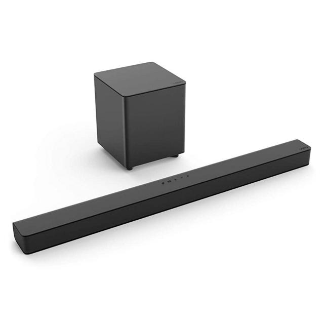 VIZIO V-Series 2.1 Channel Soundbar System with 5" Wireless Subwoofer - Black (Renewed)