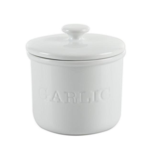 Our Table™ Simply White Words Garlic Keeper