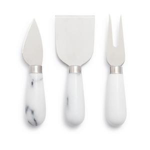 Marble Cheese Knives, Set of 3