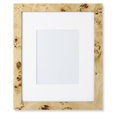 Exotic Burl Wood Gallery Picture Frame, 5" X 7"